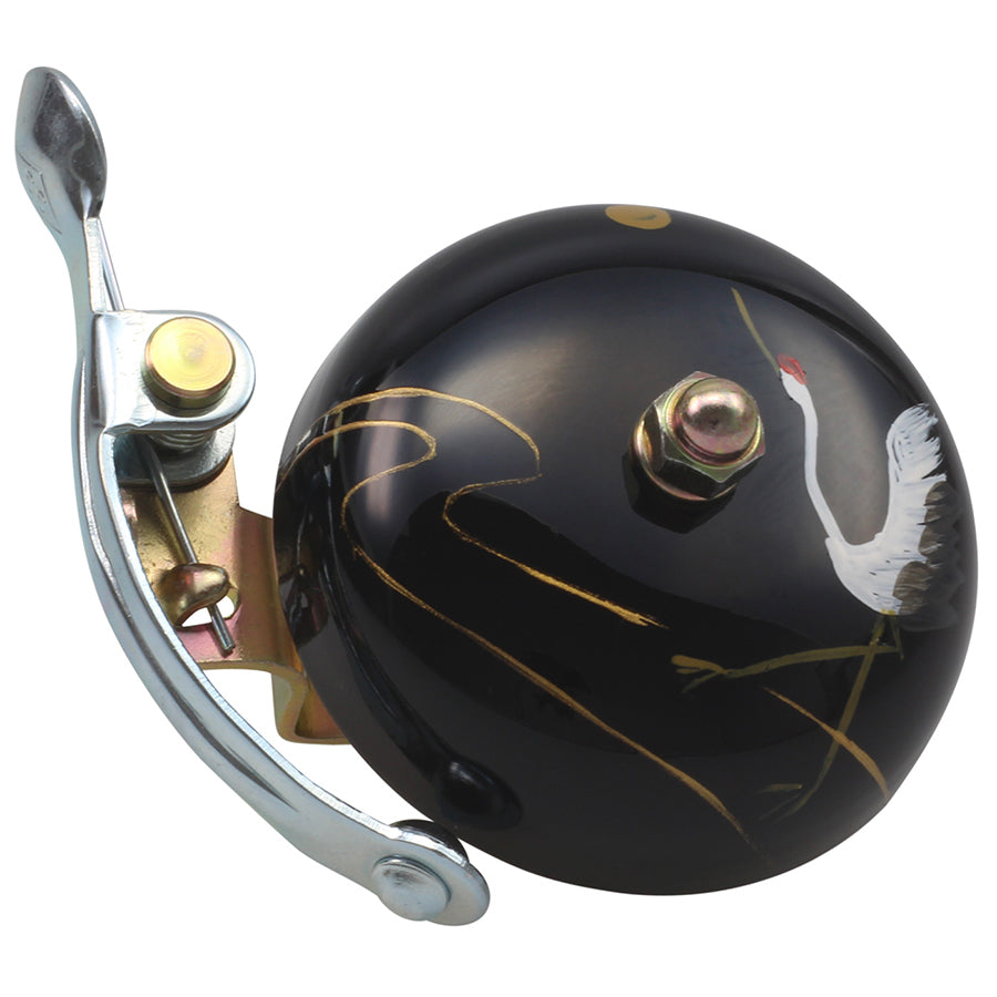 Sonnette vélo japonaise Crane peinte à la main