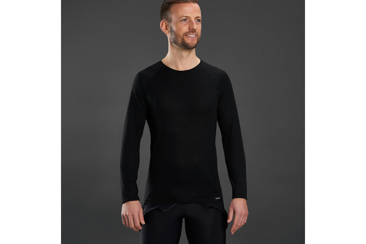Sous-maillot cycliste mérinos à manches longues GripGrab
