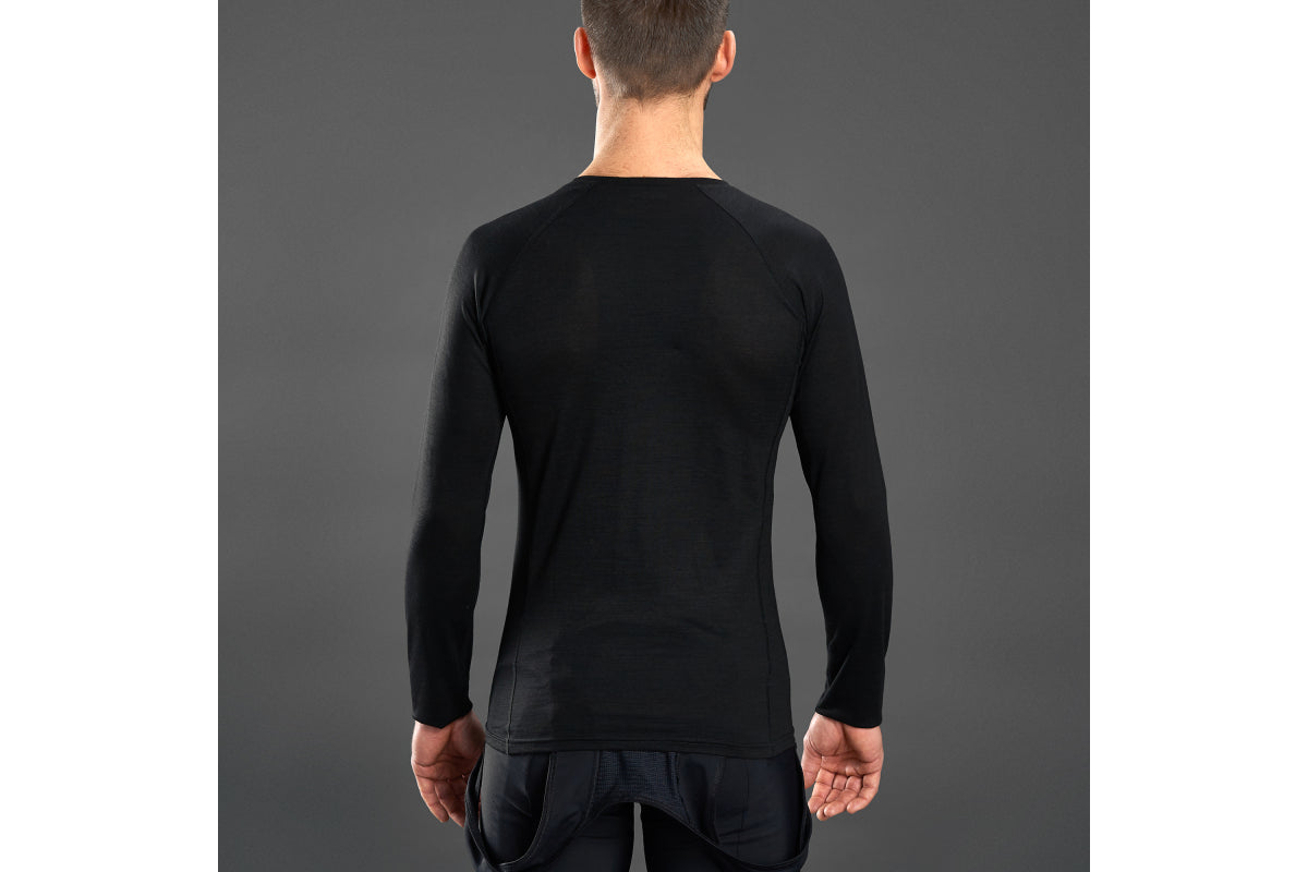 Sous-maillot cycliste mérinos à manches longues GripGrab