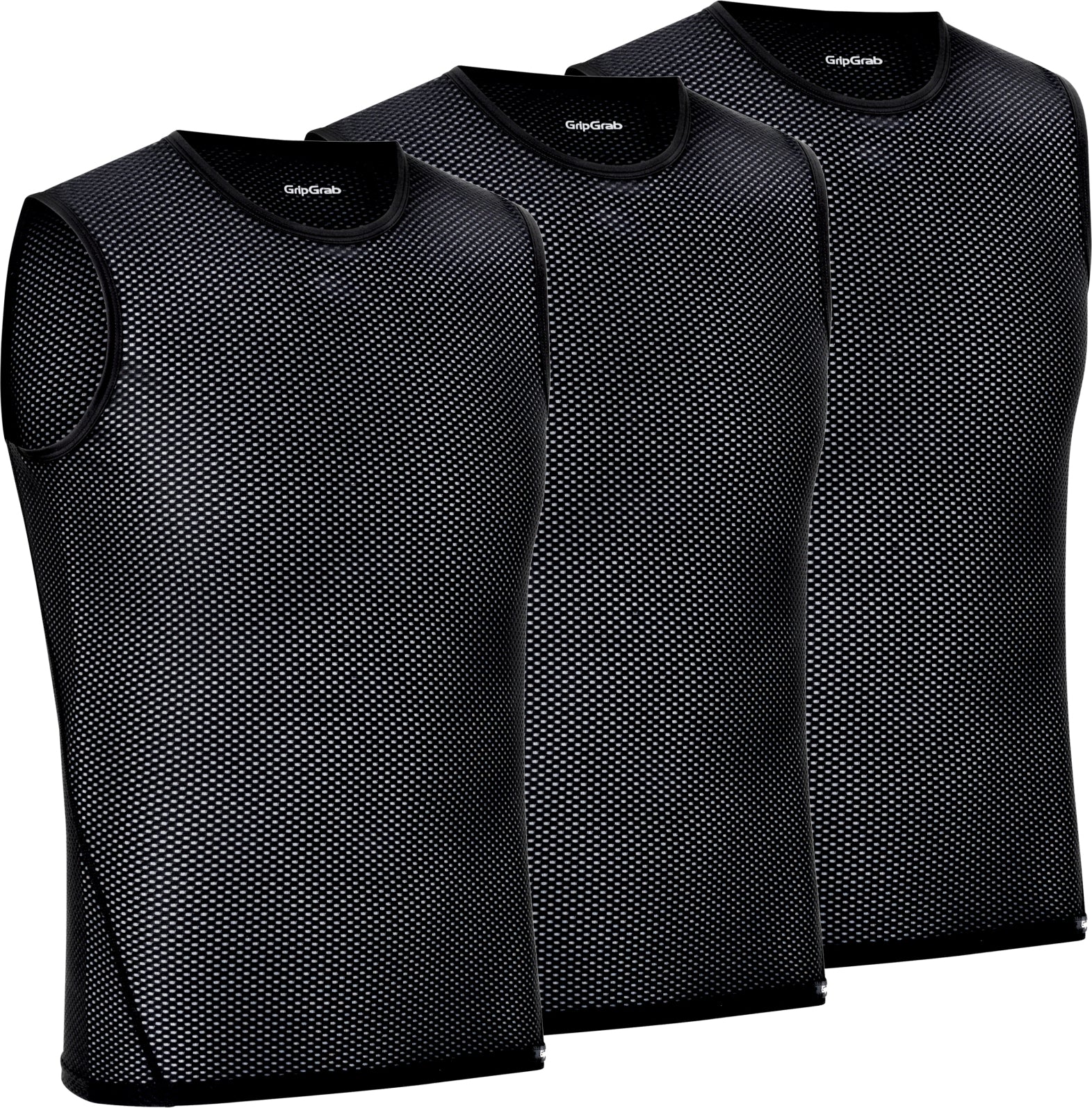 Sous-maillot sans manches GripGrab en maille ultralégère, pack de 3