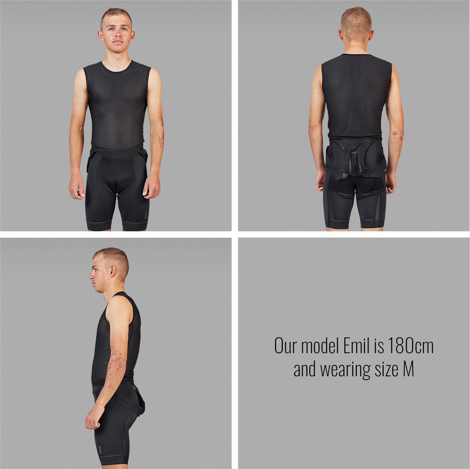 Sous-maillot sans manches GripGrab en maille ultralégère, pack de 3