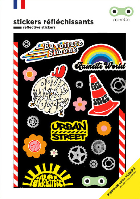 Stickers réfléchissants Rainette