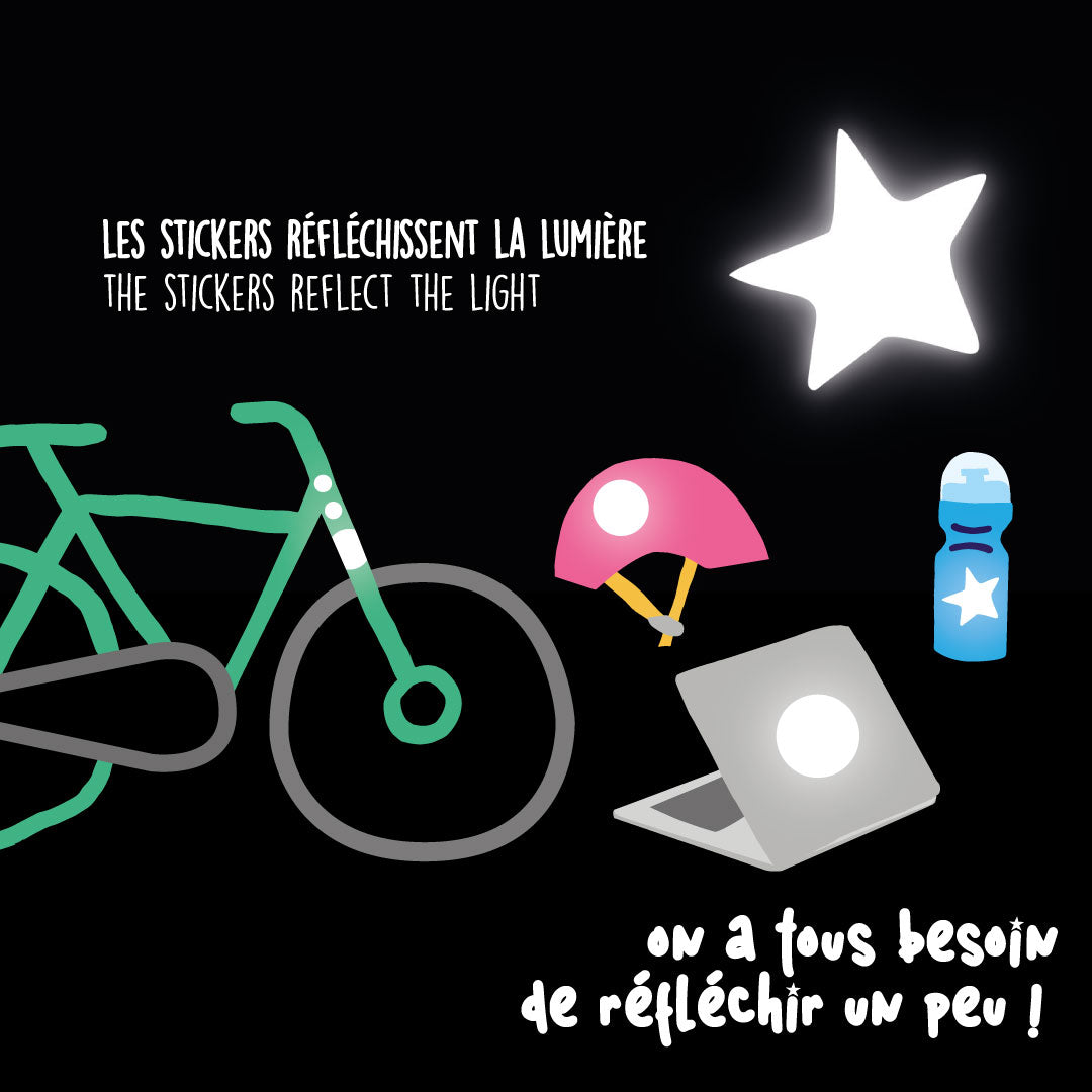 Stickers réfléchissants Rainette