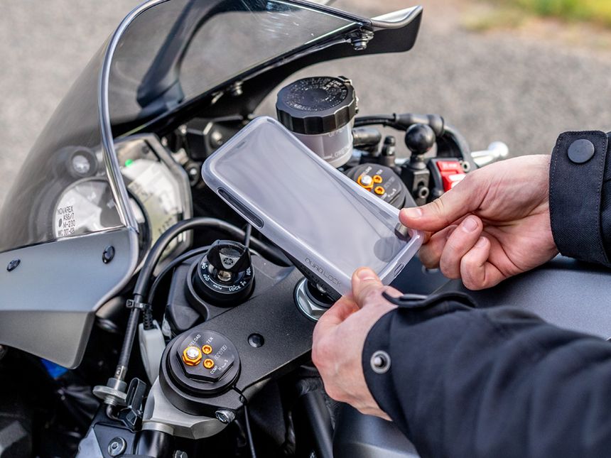 Support de fixation moto Quad Lock Fork Stem Mount