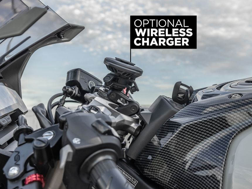 Support de fixation moto Quad Lock Fork Stem Mount Pro