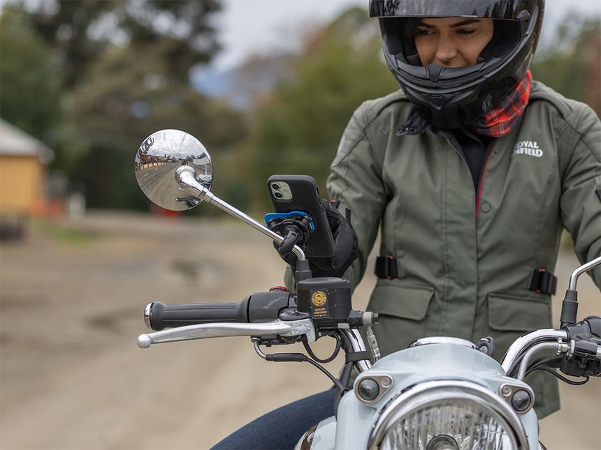 Support de fixation moto rétroviseur Quad Lock Mirror Mount