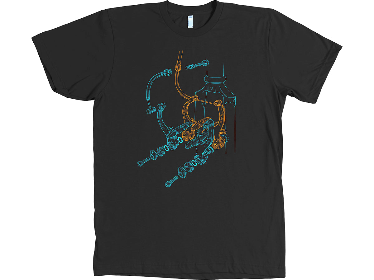 T-shirt American Apparel x Paul Components MiniMoto