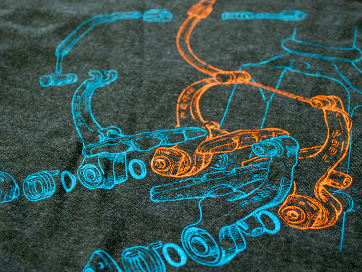 T-shirt American Apparel x Paul Components MiniMoto