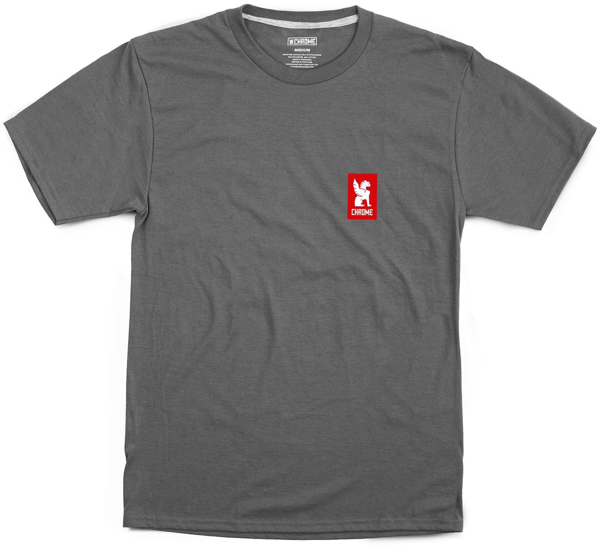 T-shirt Chrome Vertical Red Logo