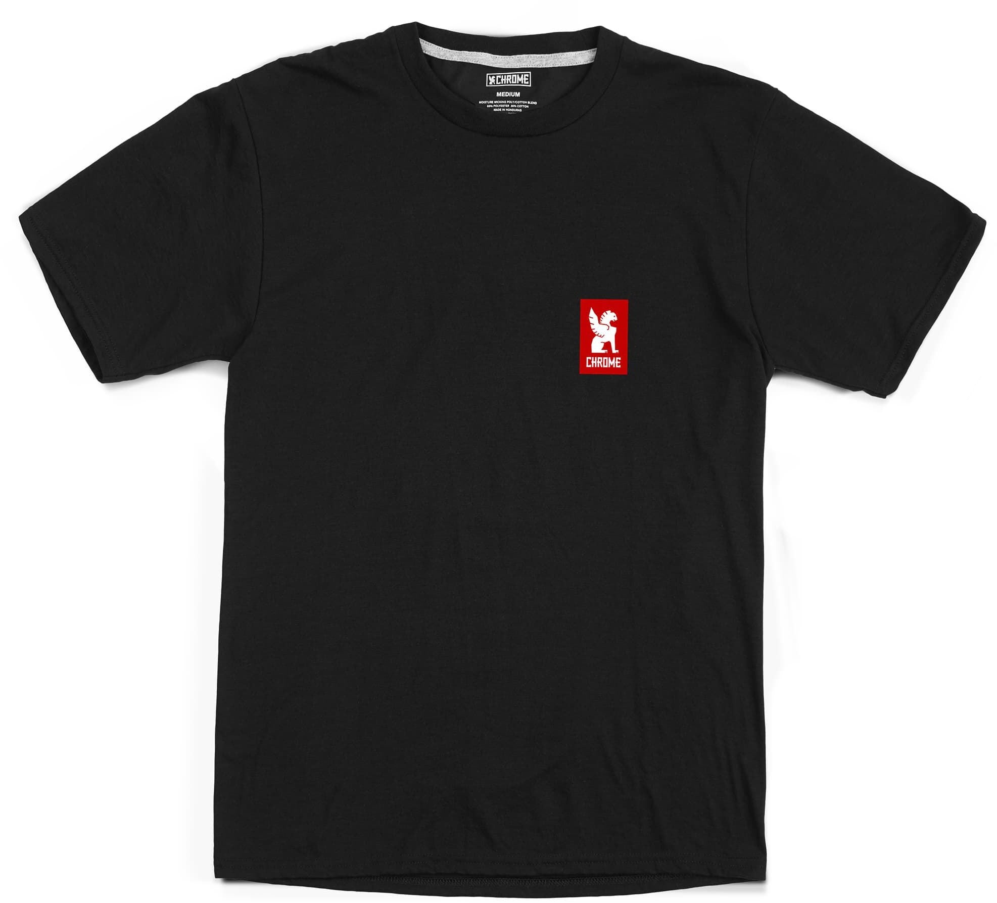 T-shirt Chrome Vertical Red Logo