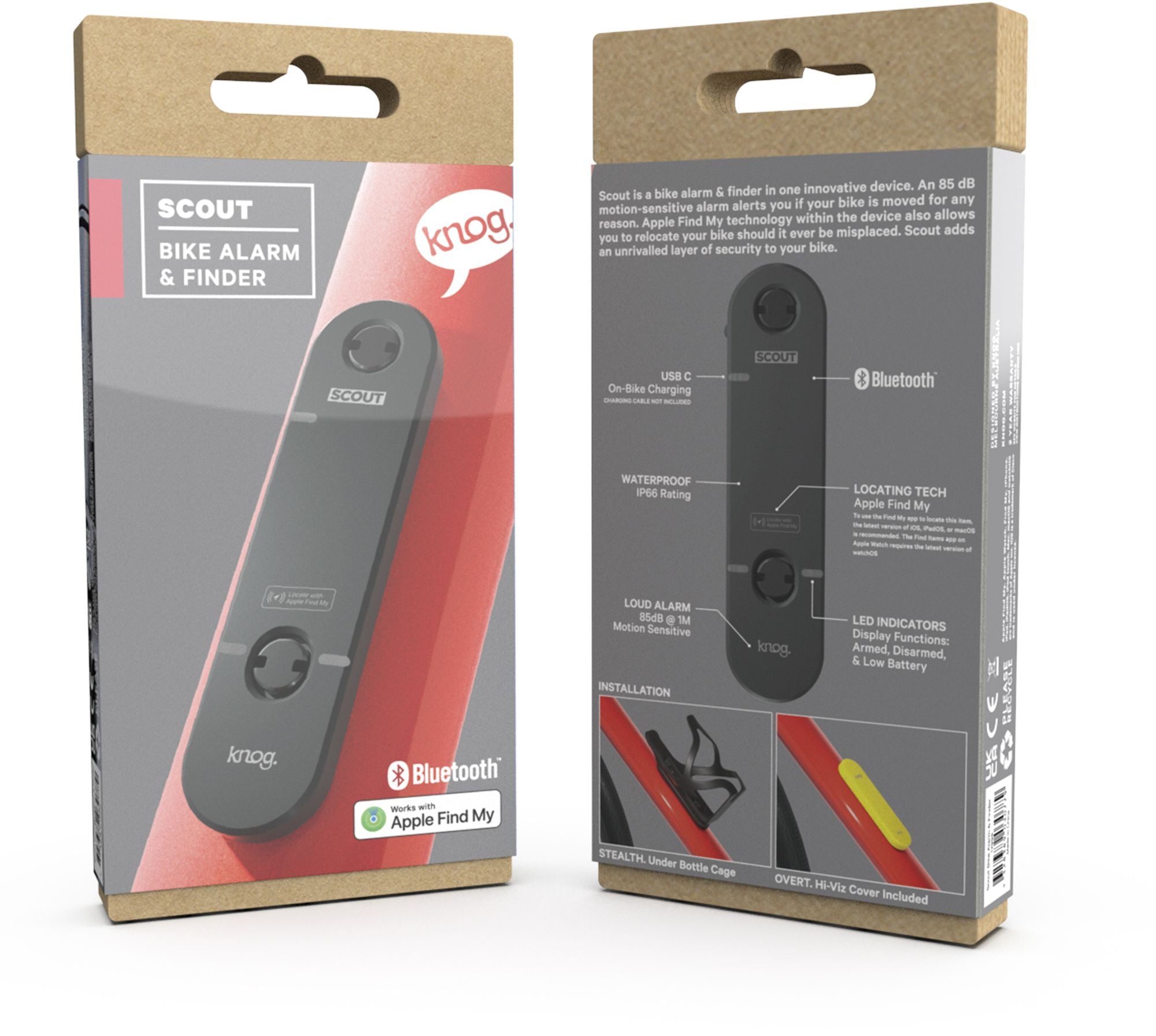 Traceur GPS vélo avec alarme Knog Scout