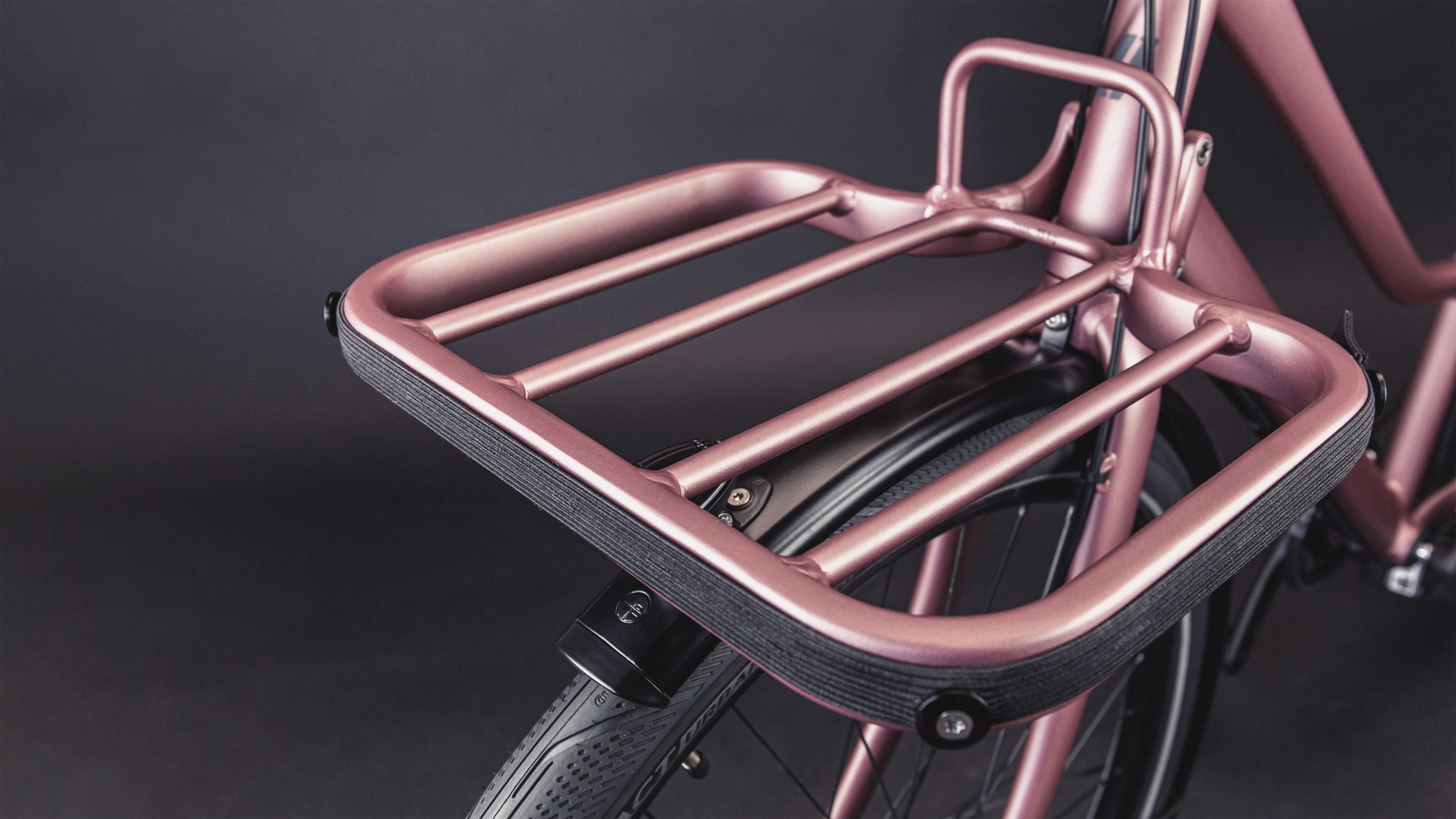 Vélo cargo urbain Schindelhauer Greta Moonlight Rose Limited Edition