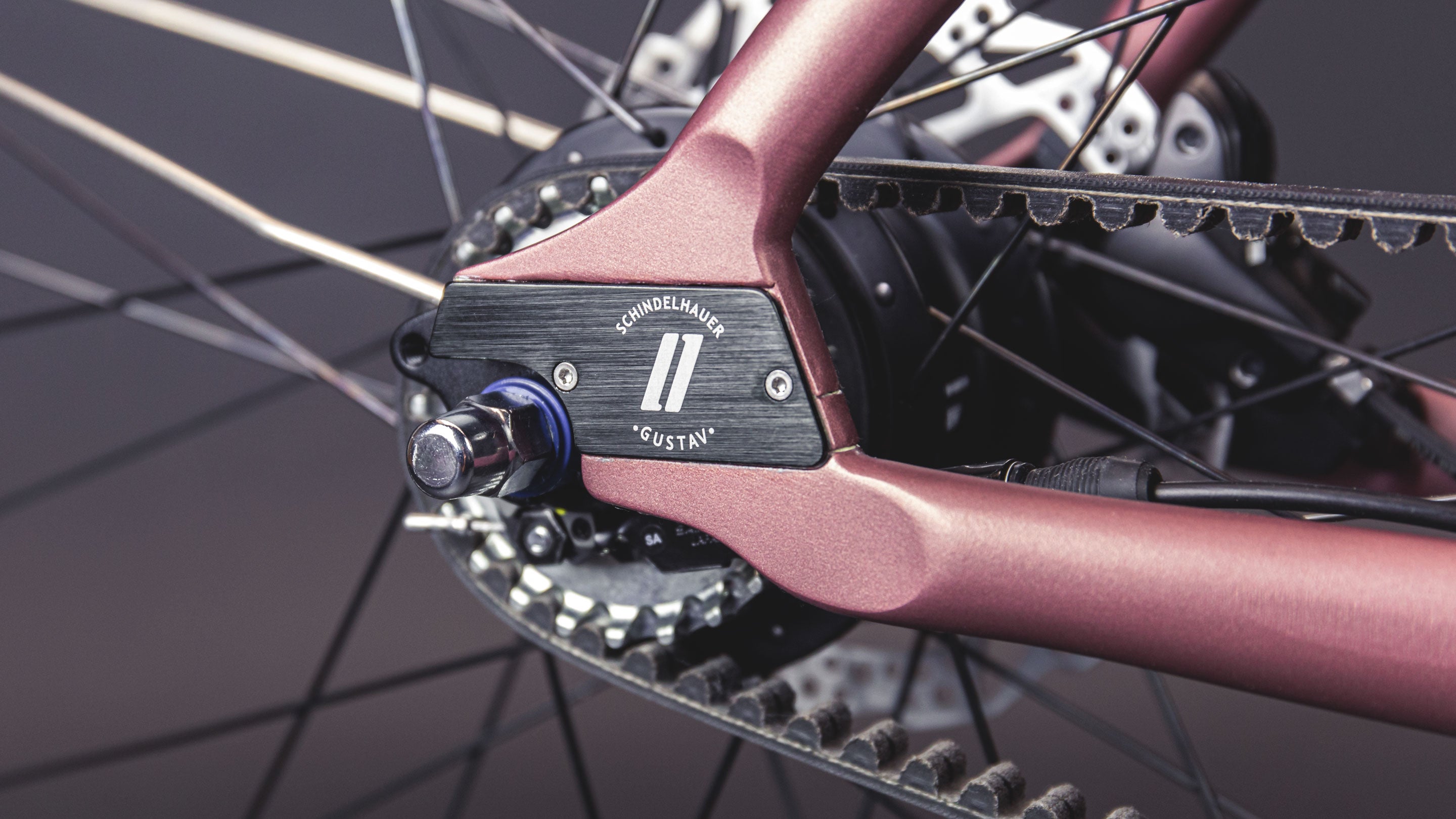 Vélo cargo urbain Schindelhauer Greta Moonlight Rose Limited Edition