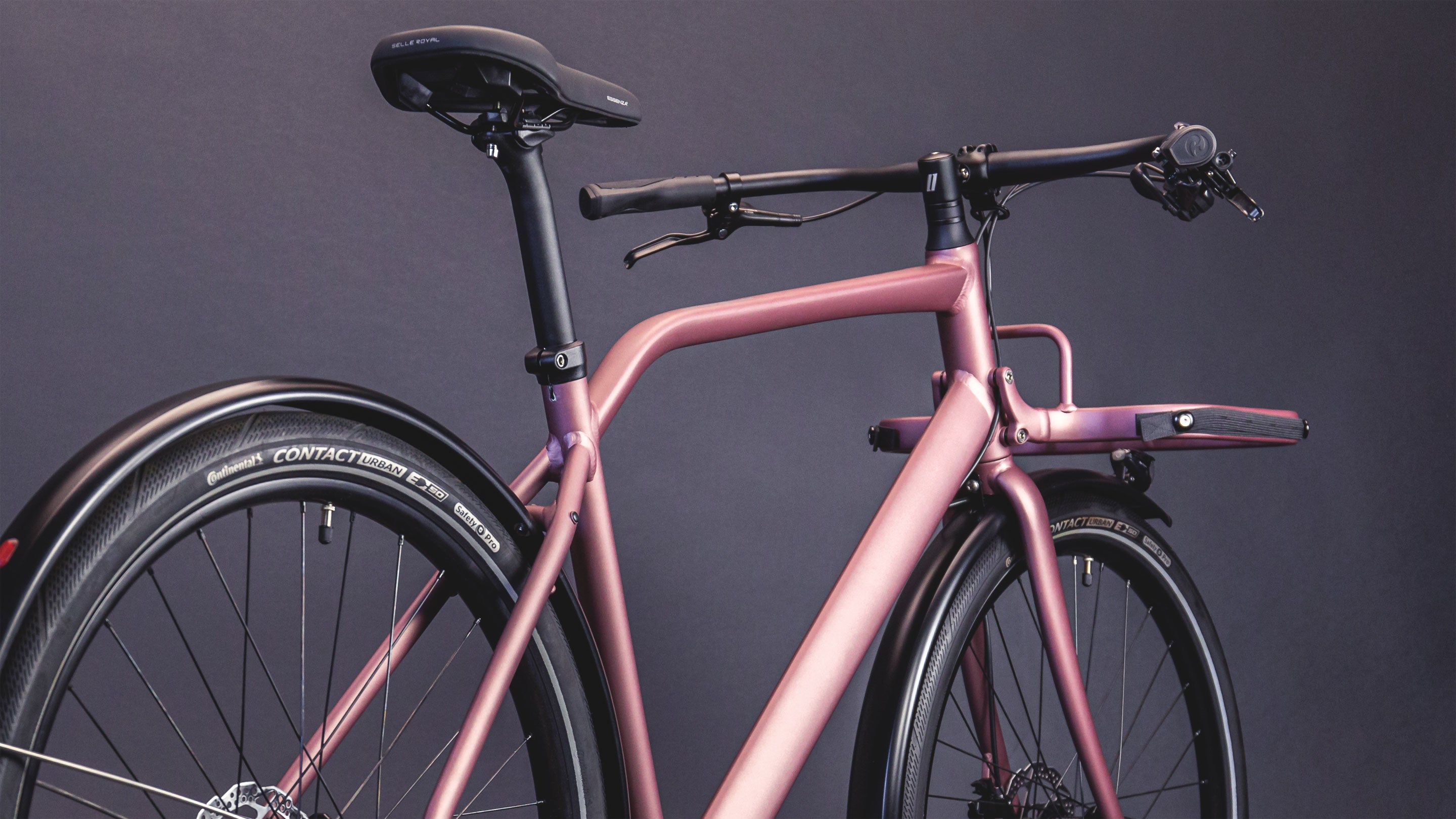 Bicicleta de carga urbana Schindelhauer Gustav Moonlight Rose de edición limitada