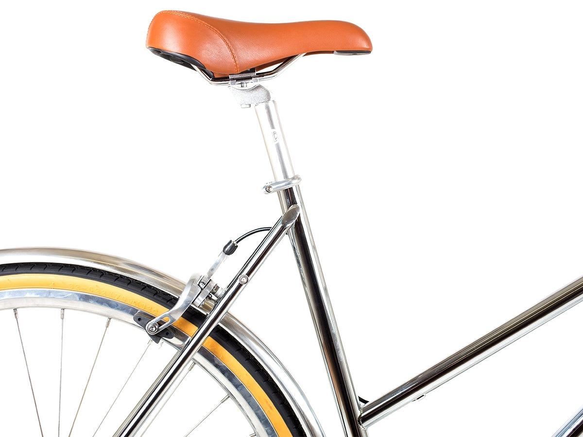 Bicicletta da città BLB Butterfly 8SPD cromata