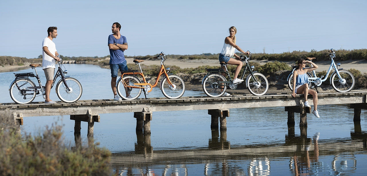 Vélo électrique Peugeot eLC01 e-LEGEND - Aubergine