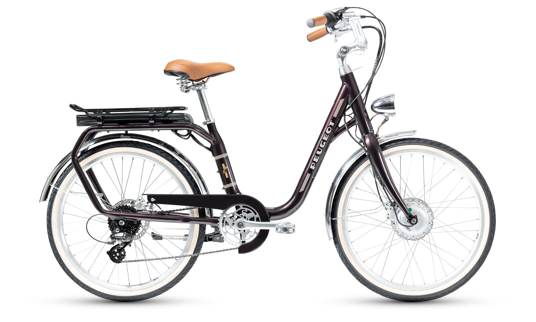 Vélo électrique Peugeot eLC01 e-LEGEND - Aubergine