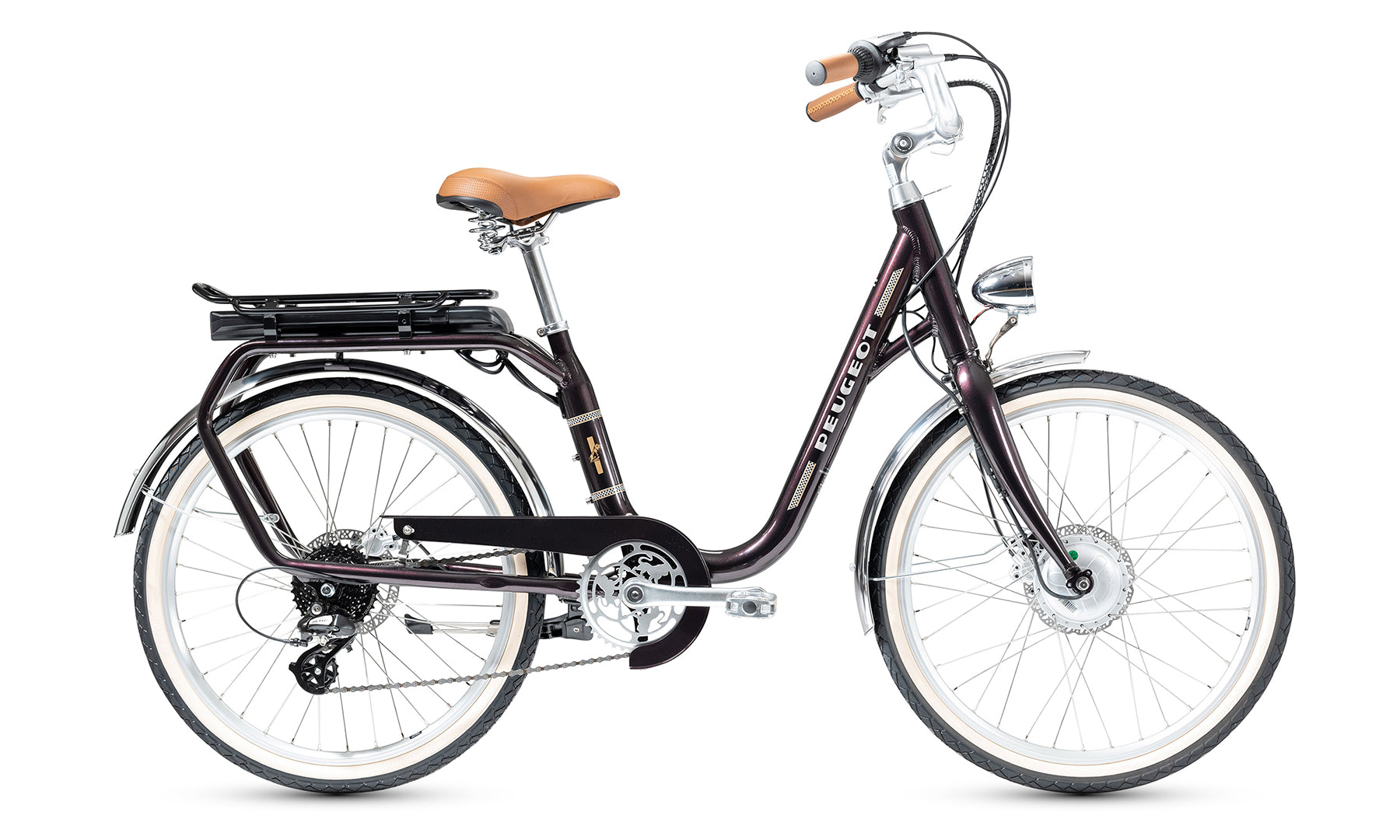 Vélo électrique Peugeot eLC01 e-LEGEND - Aubergine