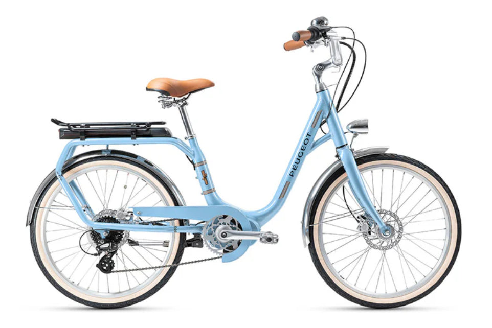 Vélo électrique Peugeot eLC01 e-LEGEND - Bleu Vintage