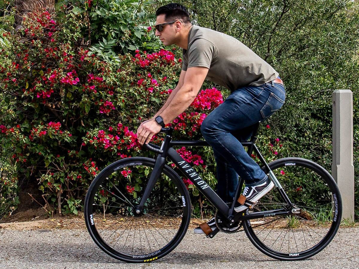 Fixie / Singlespeed Aventon Cordoba Fahrrad – Cool Smoke