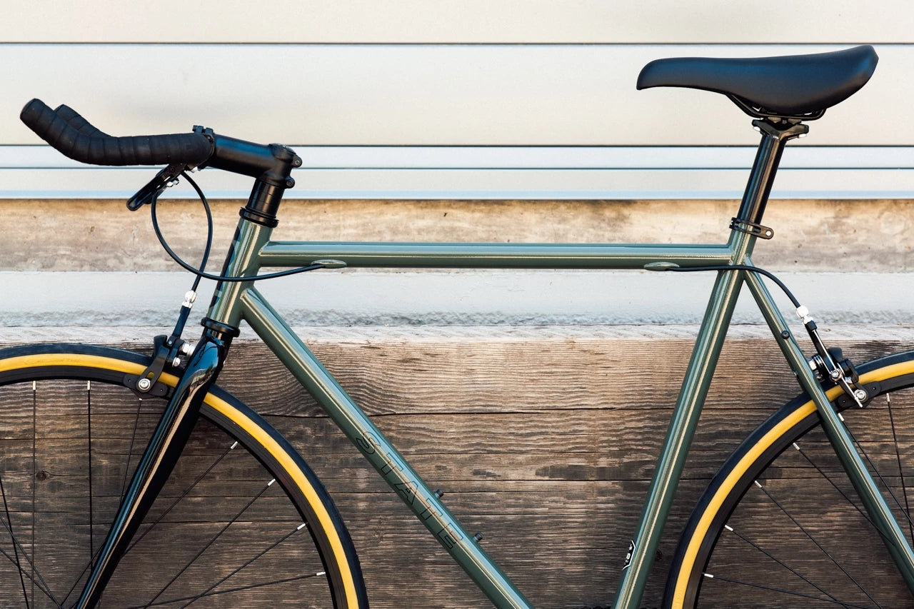 Vélo Fixie / Singlespeed State Bicycle - 4130 - Army Green