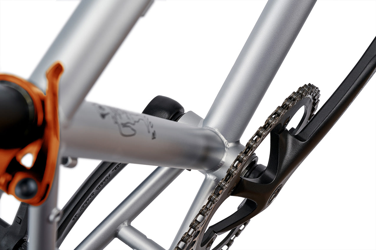 Vélo singlespeed Cinelli Tutto Mini Silver Bootleg