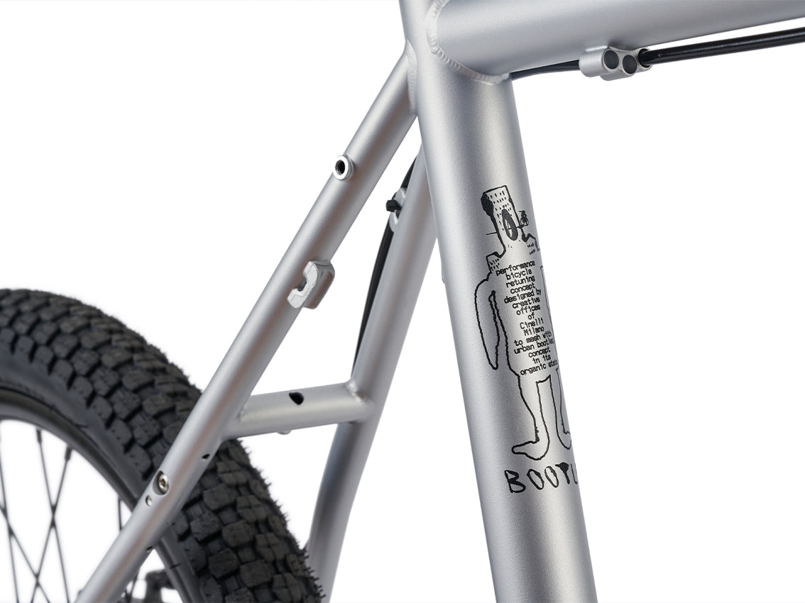 Vélo singlespeed Cinelli Tutto Mini Silver Bootleg