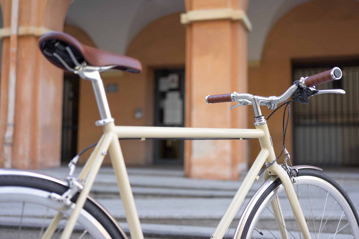 Vélo Urbain InFiné Cycles Asphalt - Crème