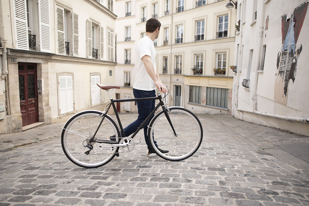 Vélo Urbain InFiné Cycles Asphalt - Noir Mat