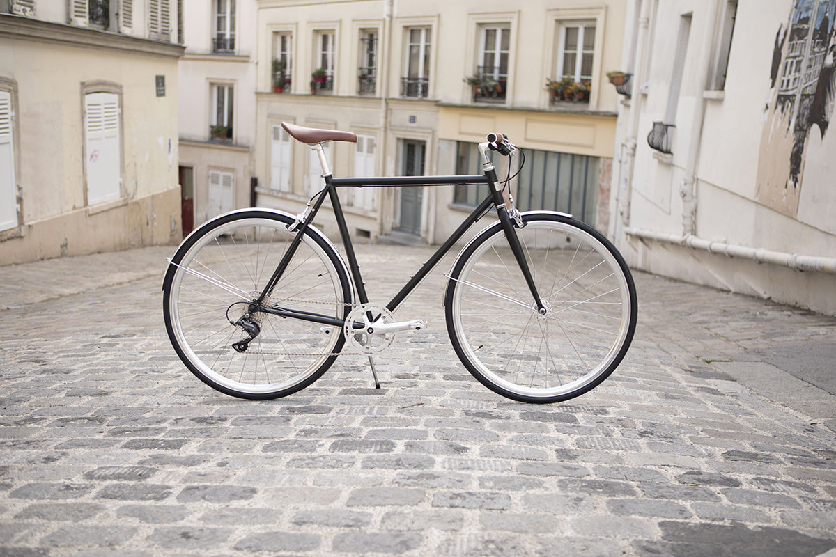 Vélo Urbain InFiné Cycles Asphalt - Noir Mat