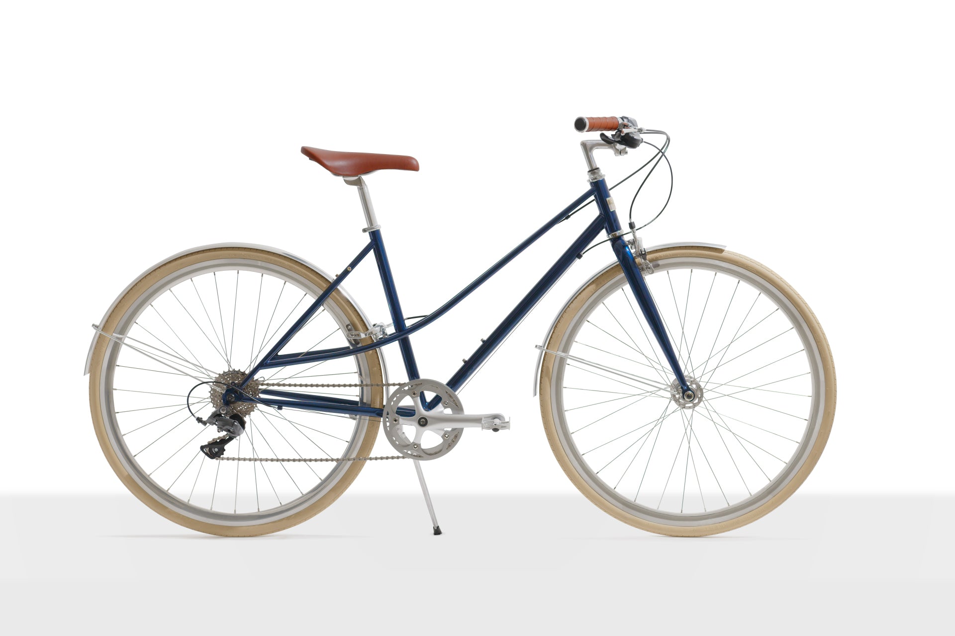 Vélo Urbain InFiné Cycles Flâneuse - Bleu Nuit