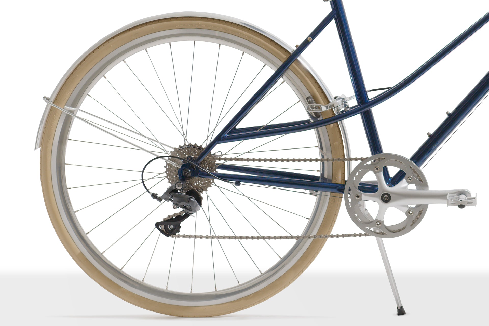 Vélo Urbain InFiné Cycles Flâneuse - Bleu Nuit