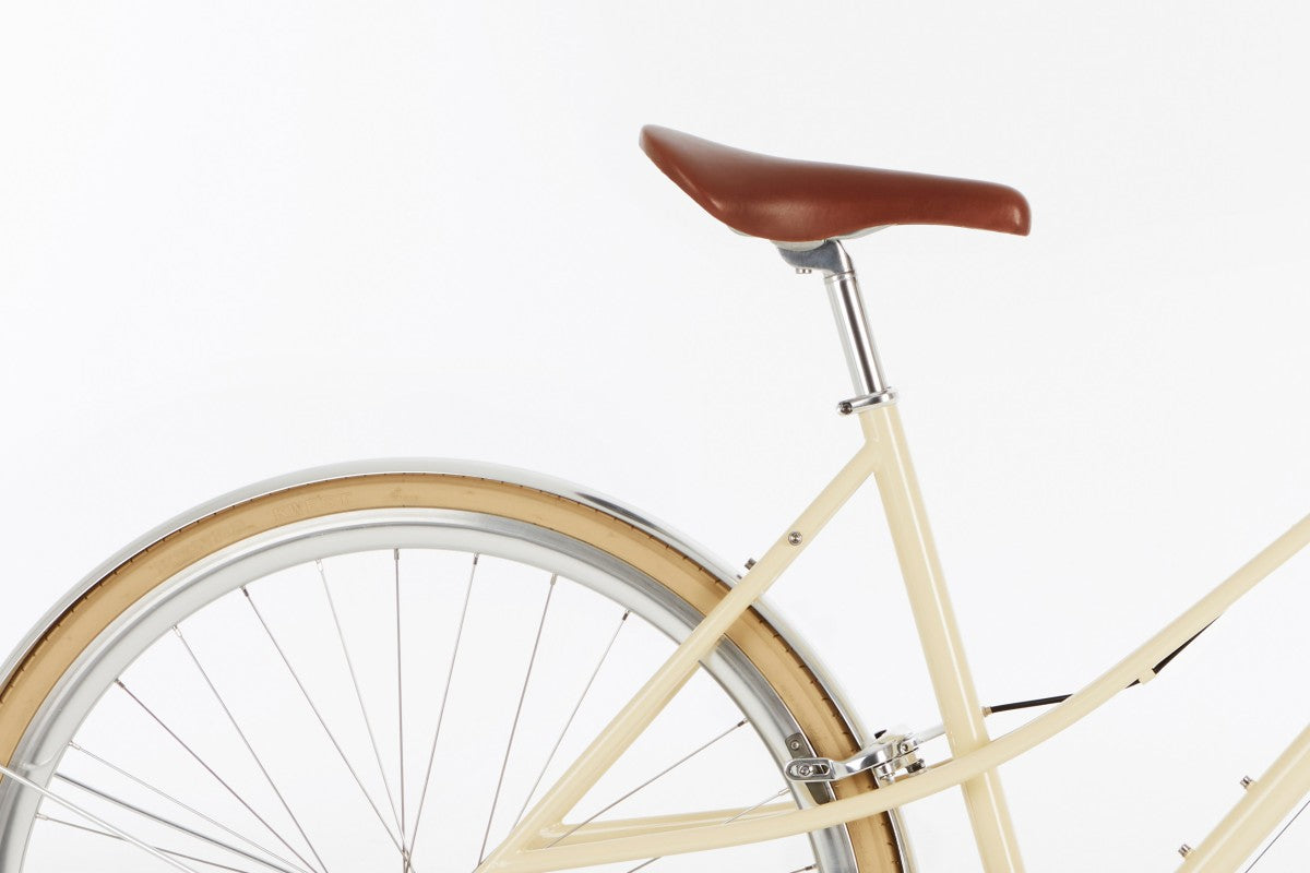 Vélo Urbain InFiné Cycles Flâneuse - Crème