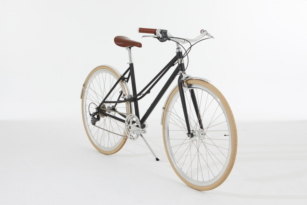 Vélo Urbain InFiné Cycles Flâneuse - Noir Mat