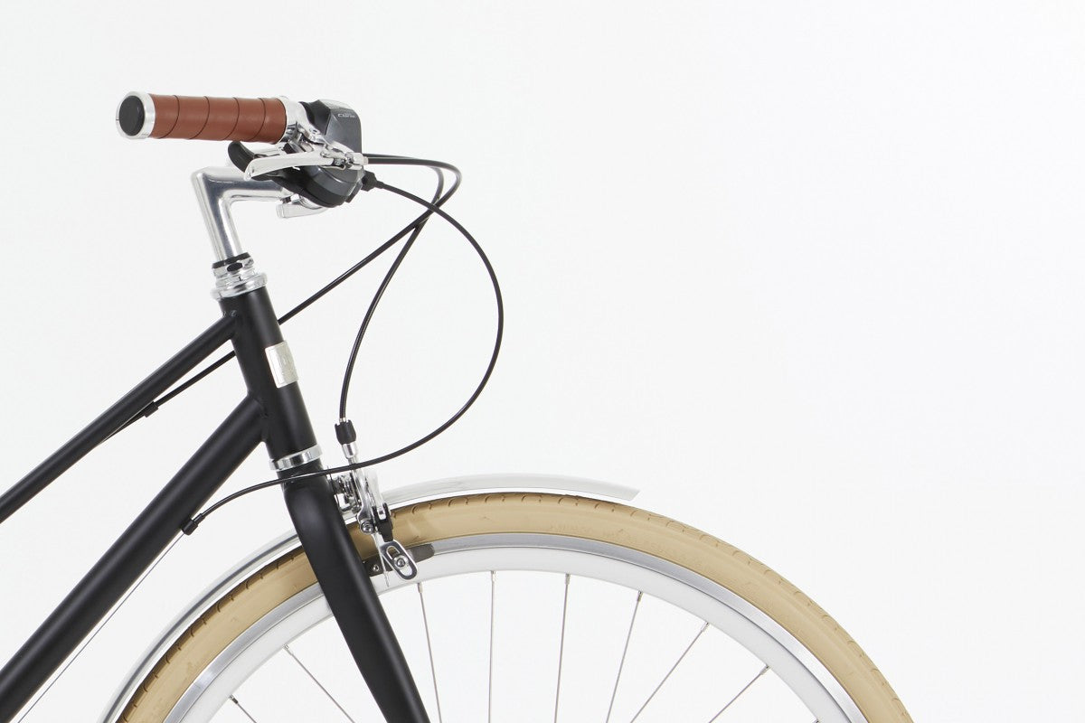 Vélo Urbain InFiné Cycles Flâneuse - Noir Mat