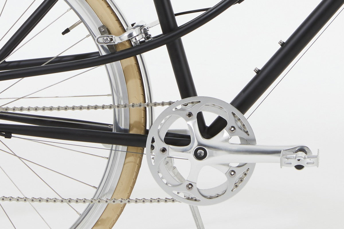 Vélo Urbain InFiné Cycles Flâneuse - Noir Mat