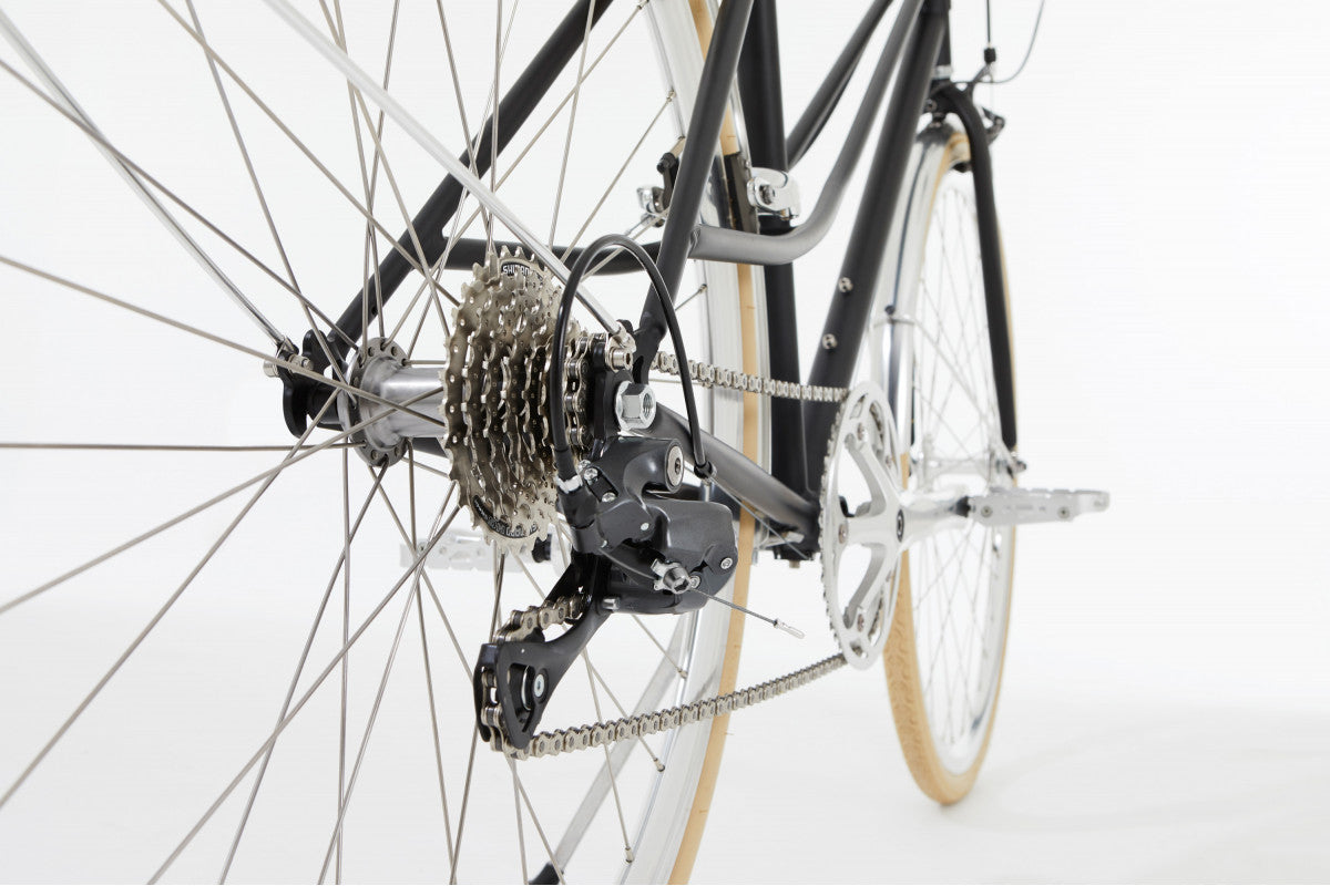 Vélo Urbain InFiné Cycles Flâneuse - Noir Mat