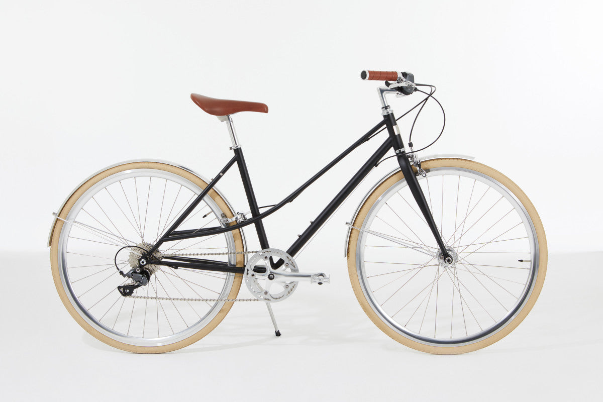 Vélo Urbain InFiné Cycles Flâneuse - Noir Mat