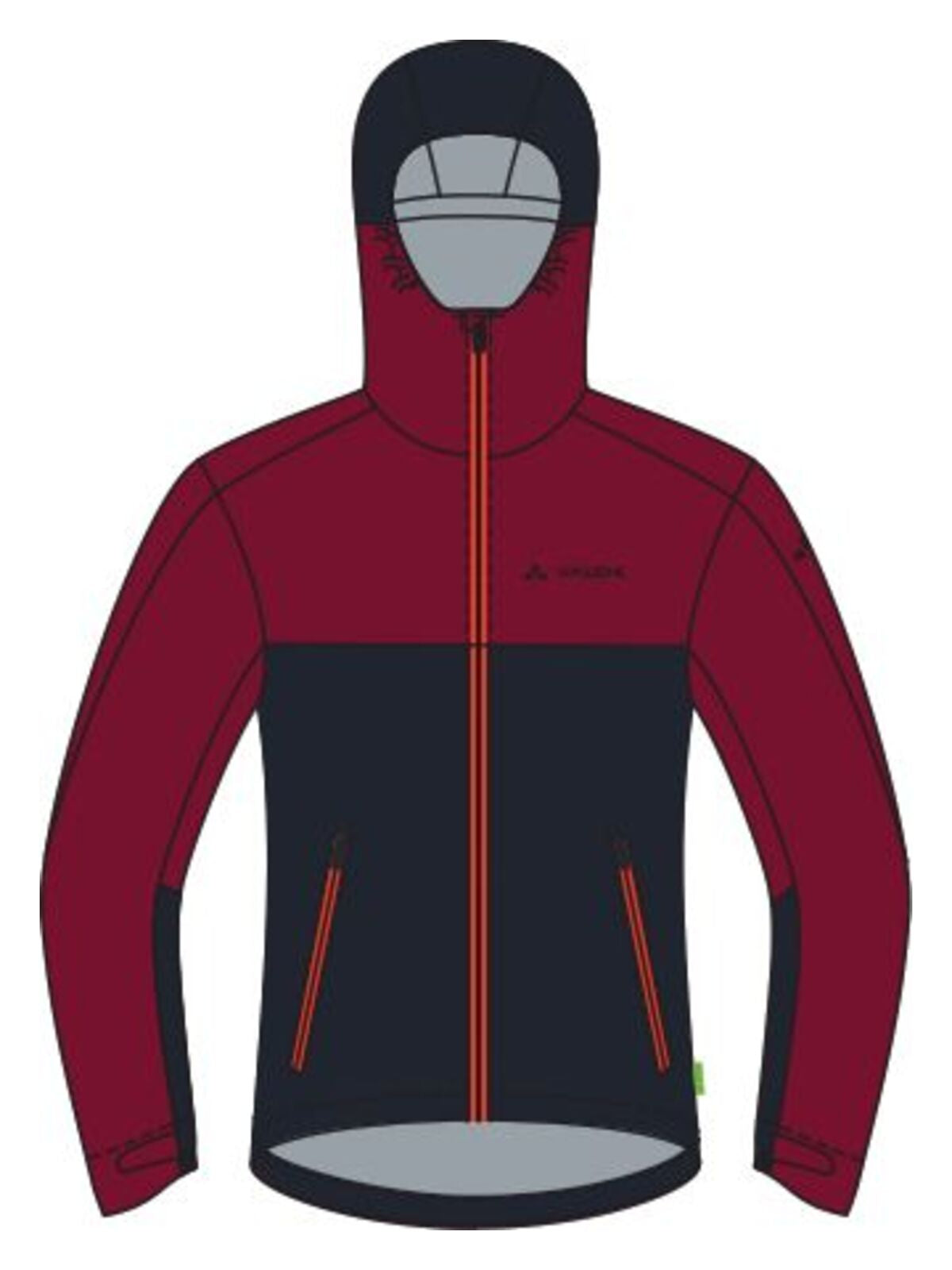 Veste de pluie pour vélo pour homme Moab Rain Vaude