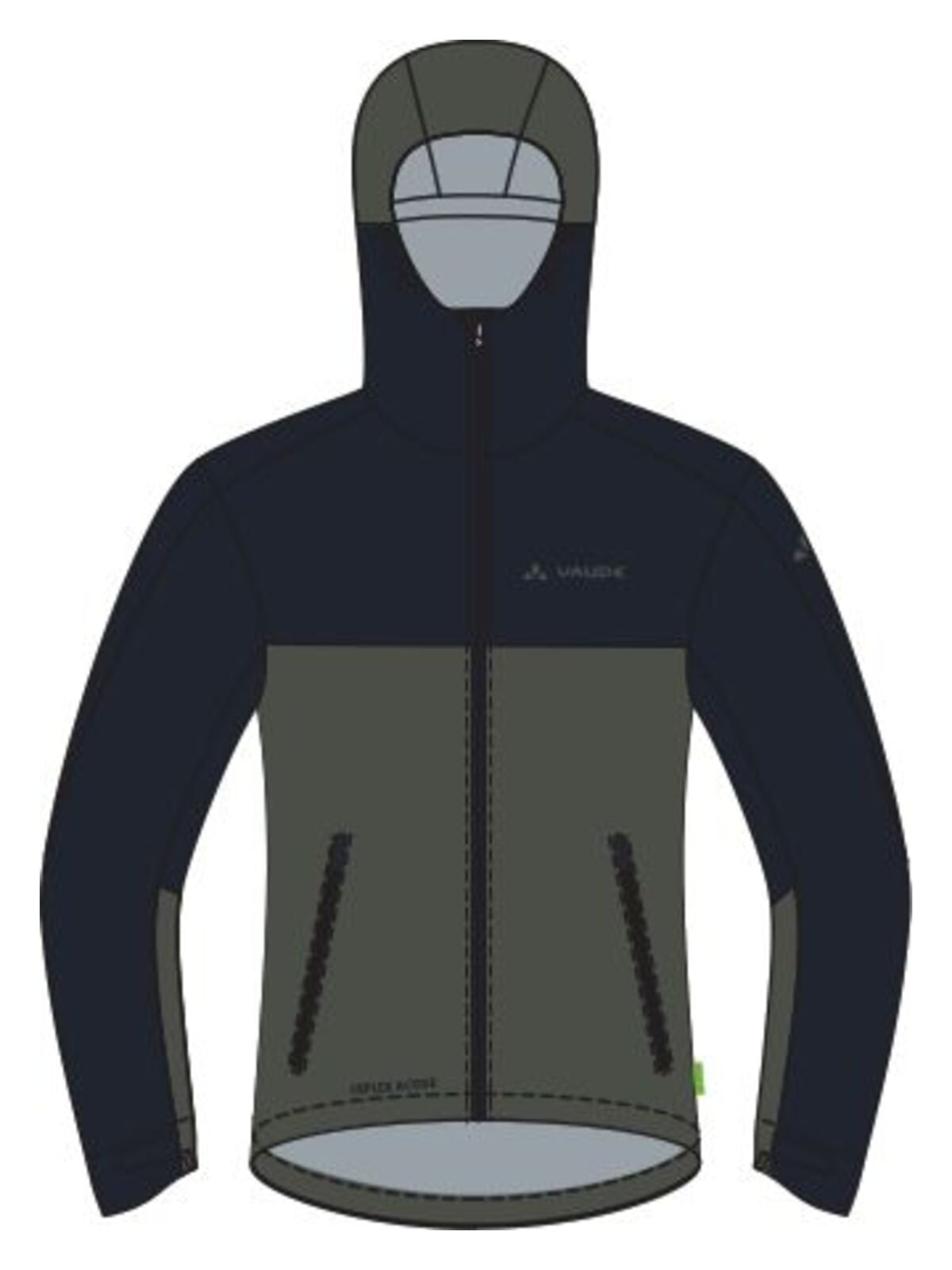 Veste de pluie pour vélo pour homme Moab Rain Vaude