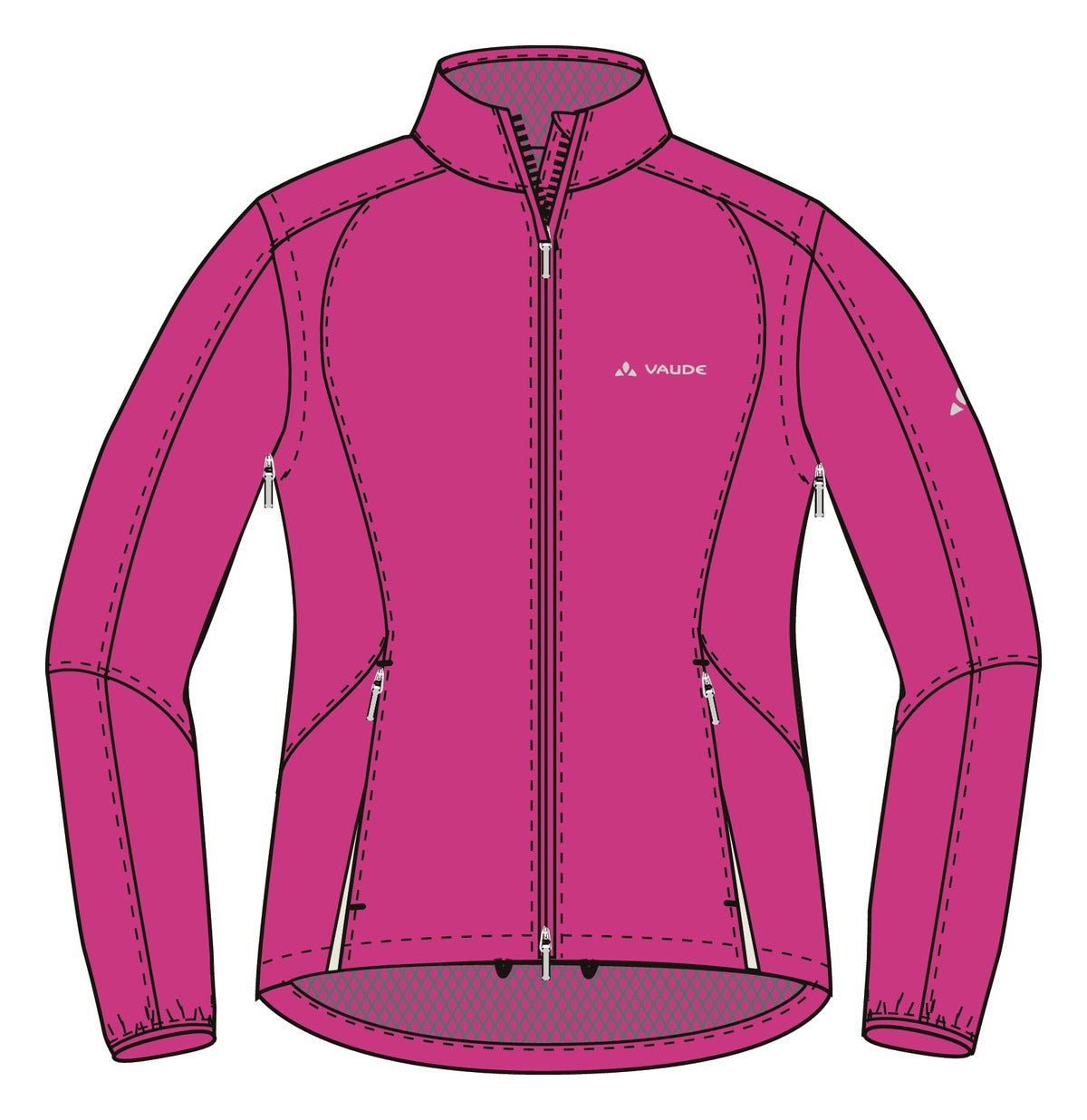 Veste de vélo pour femme Dundee Classic ZO Vaude