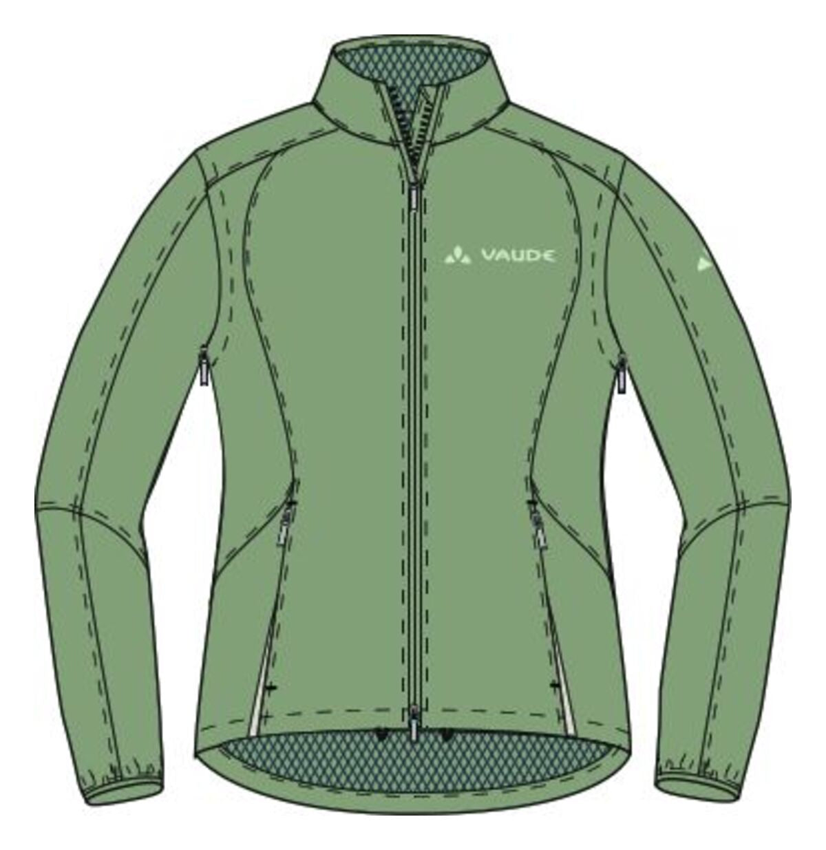 Veste de vélo pour femme Dundee Classic ZO Vaude