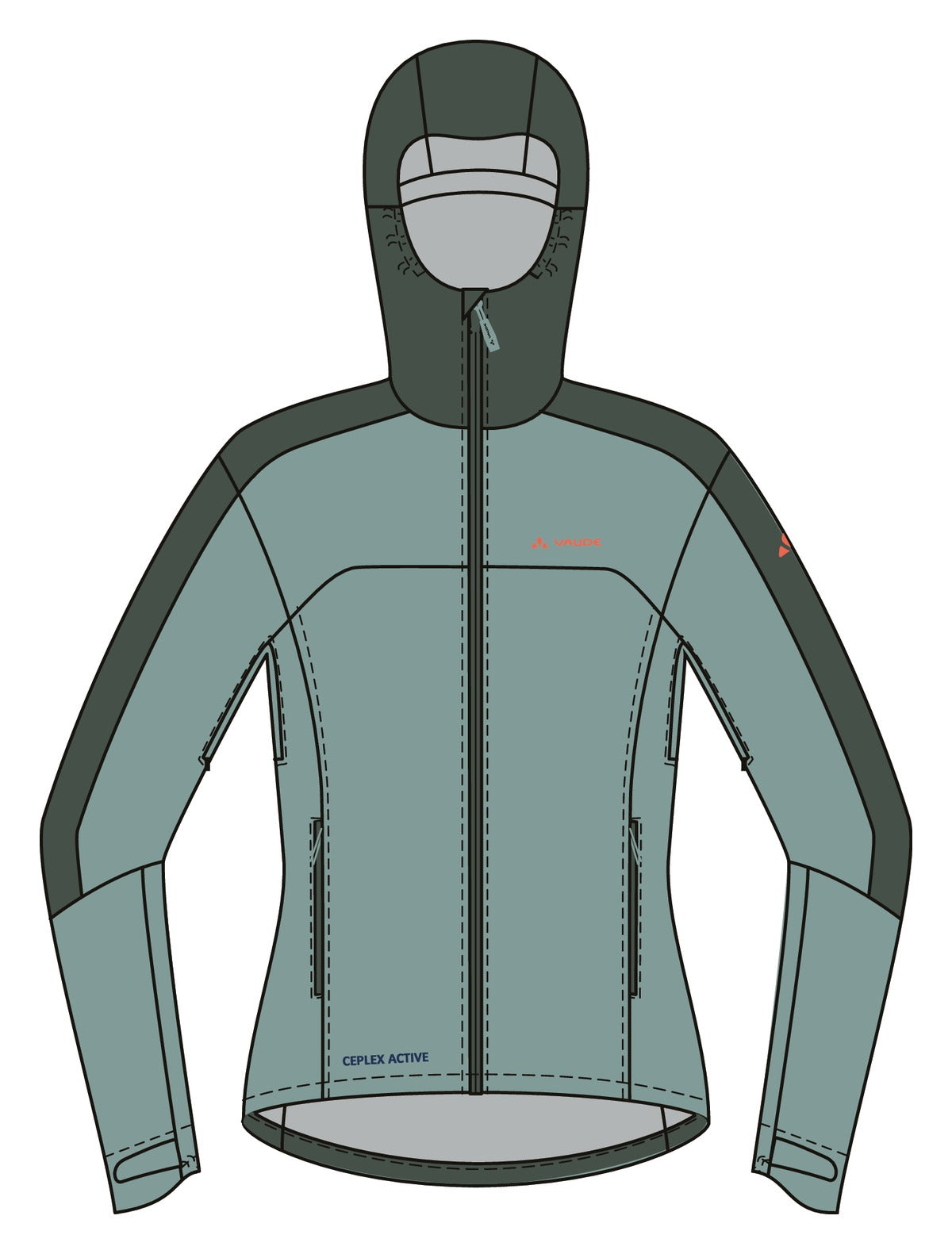 Veste de vélo pour femme Moab Rain II Vaude