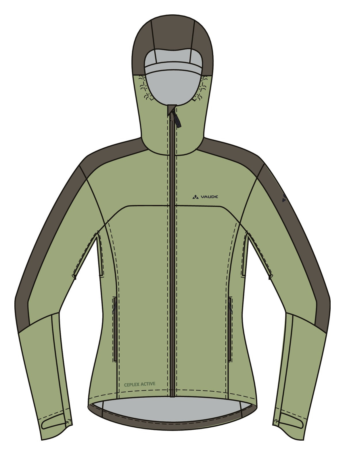 Veste de vélo pour femme Moab Rain II Vaude