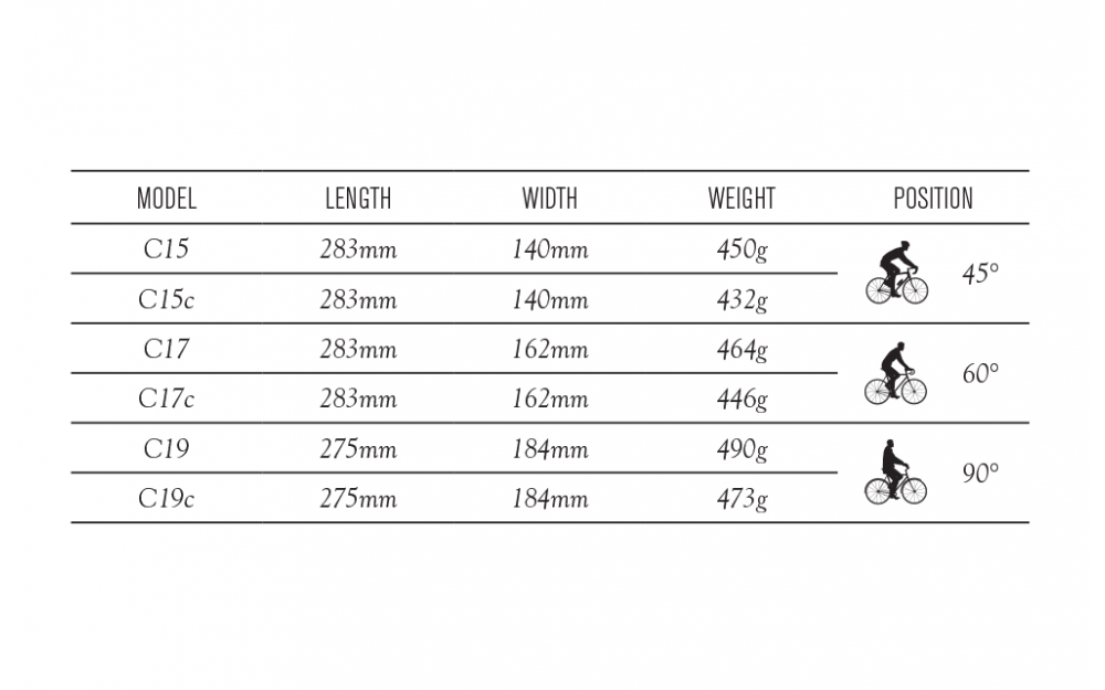 brooks saddle width